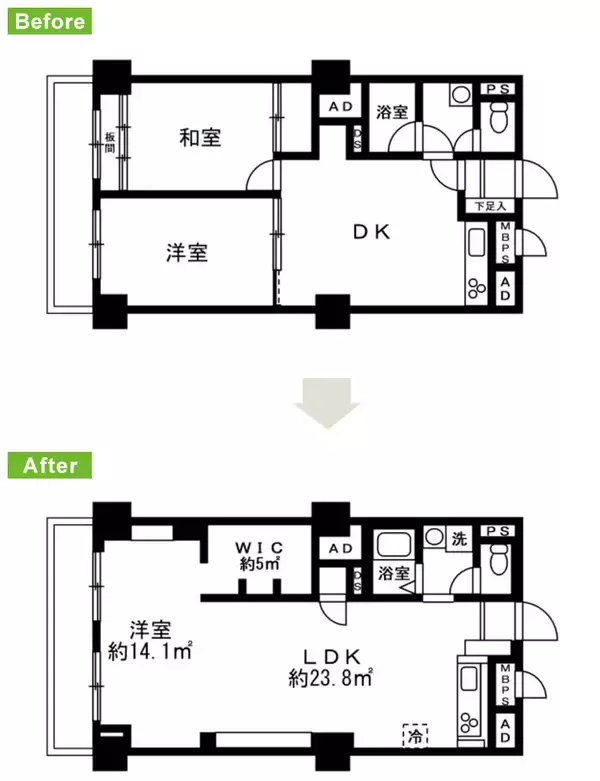 「【30代男子の推し活リノベ】ピンク主役の“趣味全開”部屋にSNS15万いいね！ 築50年・48平米の中古マンションを「Kawaii空間」に」の画像