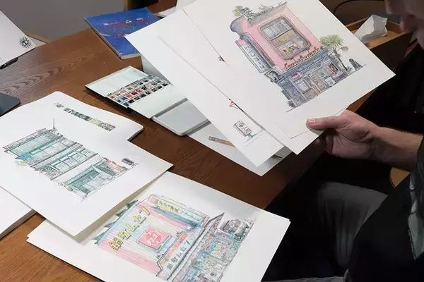 「新海誠スタジオ出身の画家が描く、失われゆく日本の風景。ポーランドから移住し見つけた”日本の街、東京の魅力”とは　マテウシュ・ウルバノヴィチさん」の画像