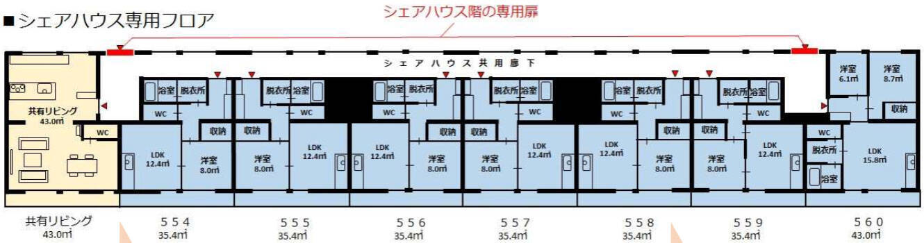 空室めだつ築古団地、「シングルマザー専用」フロアにして満室に。オートロック完備、群馬県が全国初のシェアハウス運営を決断
