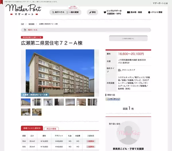 「空室めだつ築古団地、「シングルマザー専用」フロアにして満室に。オートロック完備、群馬県が全国初のシェアハウス運営を決断」の画像