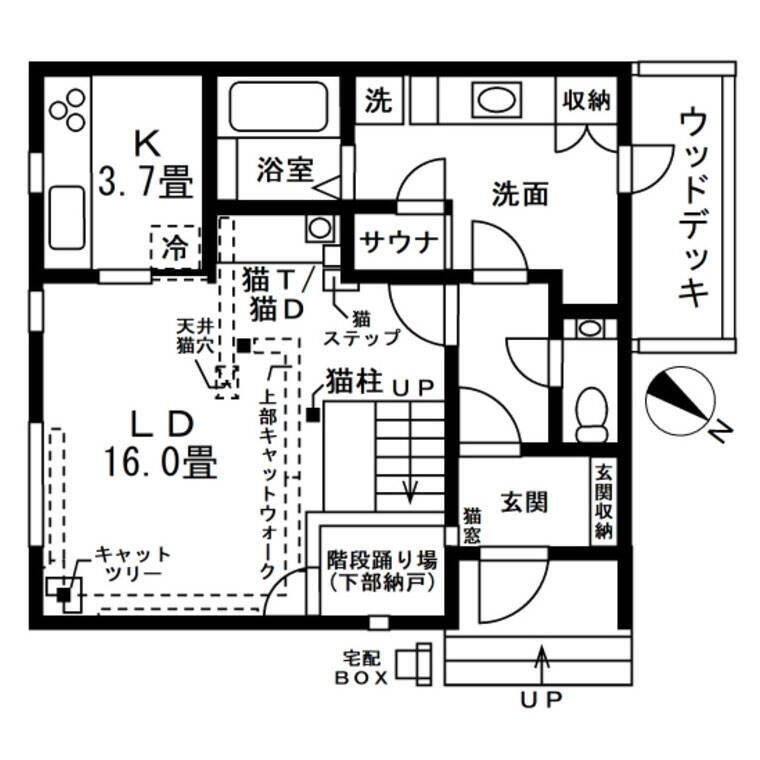 7m吹き抜けを猫が立体回遊！ “猫専用ジャングルジム”のような注文住宅、愛猫4匹のために30代共働き夫婦が4800万で建てた　埼玉県