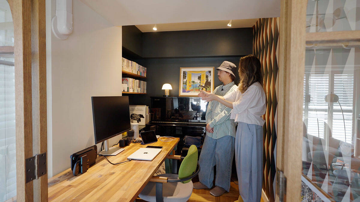 『海外みたいにセンスのある部屋のつくり方』著者、2度目の自宅マンションリノベ。本棚の奥にベッドルームなど工夫が凝縮！家族と”育てていく”心地よい空間　リノベーション設計士・早さん