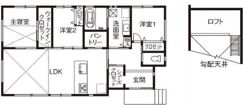 【30代夫妻が建てた平屋】施工費2367万円・83平米、天井高3.5mの開放感！ 高断熱で冬も結露なし、こたつを楽しめる”おこもりロフト”も｜神奈川県相模原市