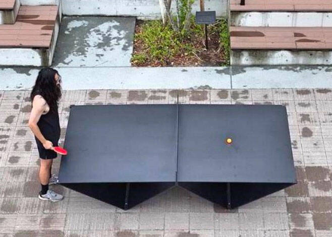 「屋外卓球台」で下町商店街の空き地が激変！ 多世代入り混じる遊び場へ。チーム対抗戦を見ながら話を聞いてきた　墨田区京島