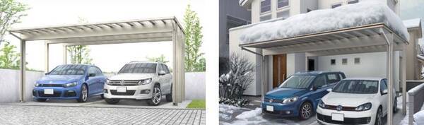 Ykk Ap 耐積雪と採光性を両立したカーポートなど発売 16年4月26日 エキサイトニュース