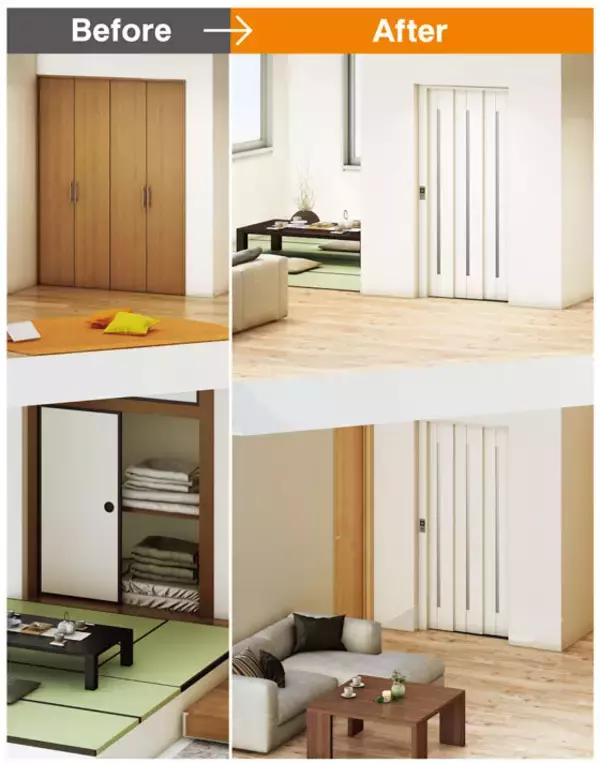 「押入れを、ホームエレベーターにリフォーム！　人も犬も将来安心」の画像