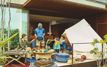 話題の「アウトドアリビング」。ハウスメーカーが提案する新たな可能性