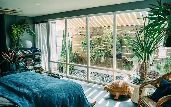 「台湾の家と暮らし[2] 植物好きクリエイター男子が住む、広々テラスの贅沢屋上ワンルーム in台北」の画像