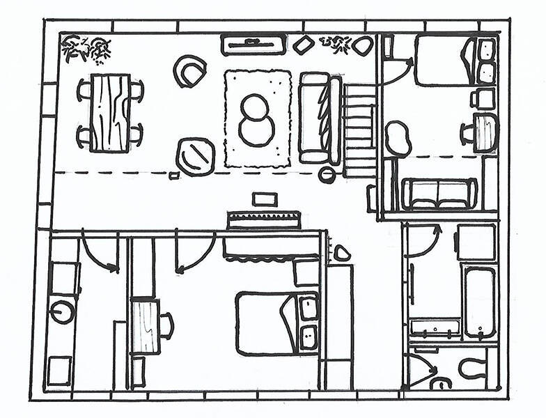パリの暮らしとインテリア[1]ヴィンテージ家具に囲まれたデザイナー家族のアパルトマン