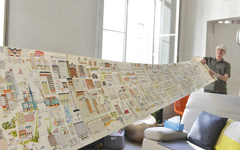 パリの暮らしとインテリア[1]ヴィンテージ家具に囲まれたデザイナー家族のアパルトマン