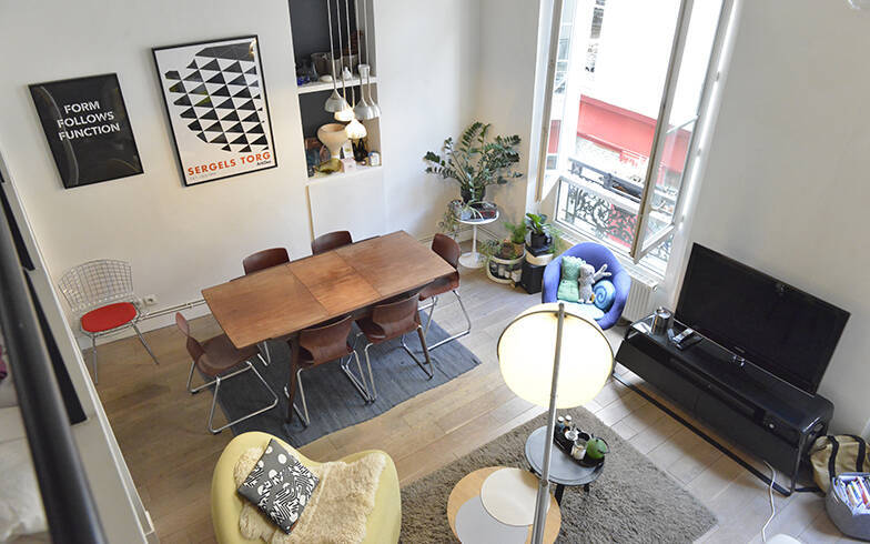 パリの暮らしとインテリア[1]ヴィンテージ家具に囲まれたデザイナー家族のアパルトマン