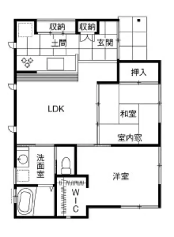 「2階建て実家をコンパクト平屋に建て替え。高齢の母が過ごしやすい動線、高断熱に娘も満足」の画像