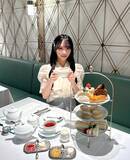 「【STU48吉田彩良さん】絶品スコーンがお気に入り！本場のアフタヌーンティーを楽しんだ日/私が恋する白いカフェVol.6」の画像2