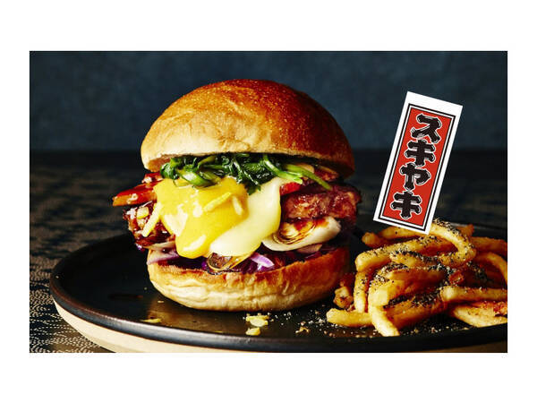 和食をアメリカンフードで再現 すき焼き ハンバーガー が J S Burgers Cafe に登場 19年4月24日 エキサイトニュース