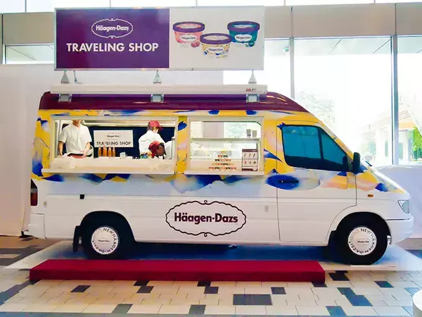 「ハーゲンダッツの移動型ショップ「Haagen-Dazs TRAVELING SHOP」に行ってきた」の画像