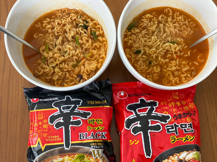 世界一に輝いた「辛ラーメン ブラック」は普通の辛ラーメンと何が違うのか？ (2021年2月7日) - エキサイトニュース(3/4)