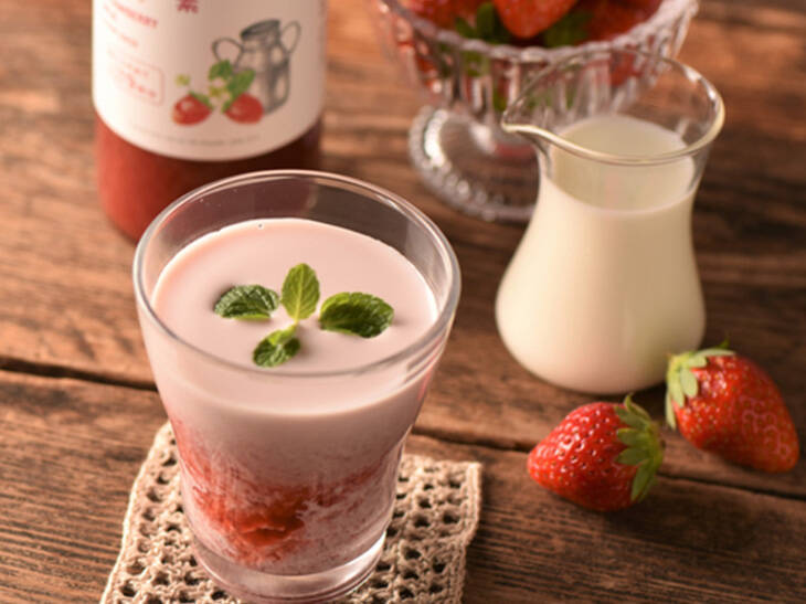 爆売れ中の「牛乳と混ぜる いちごミルクの素」が大容量サイズになって再登場!