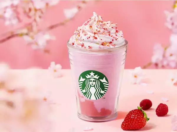 ベリー尽くし！ スタバの新作フラペチーノ「さくら咲いた ベリーフラペチーノ」が登場