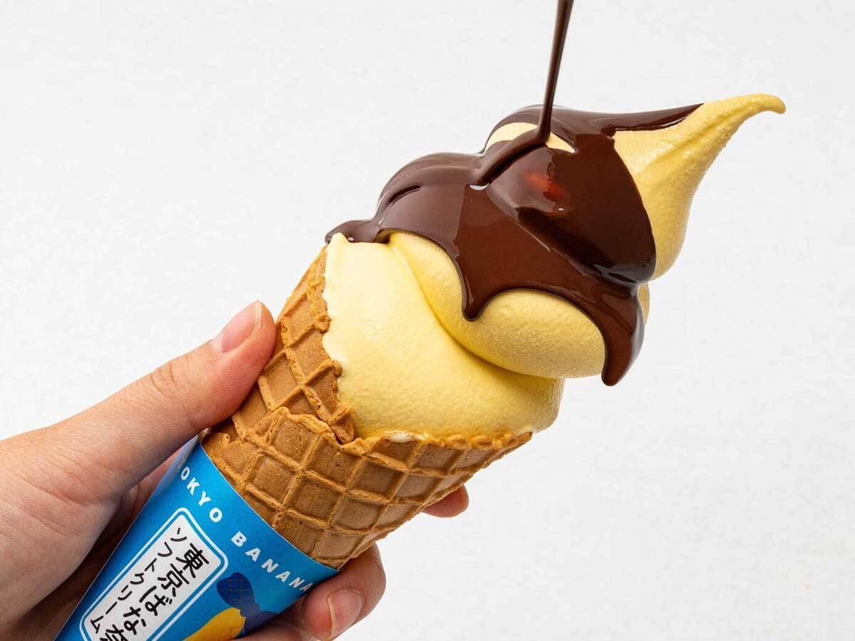 EXPASA海老名限定「東京ばな奈ソフトクリーム」が三芳PA（下り）で今だけ食べられる!
