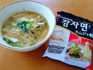 つるもち食感で極旨！ 麺にジャガイモを練り込んだ韓国ラーメン「カムジャ麺」を食べてみた