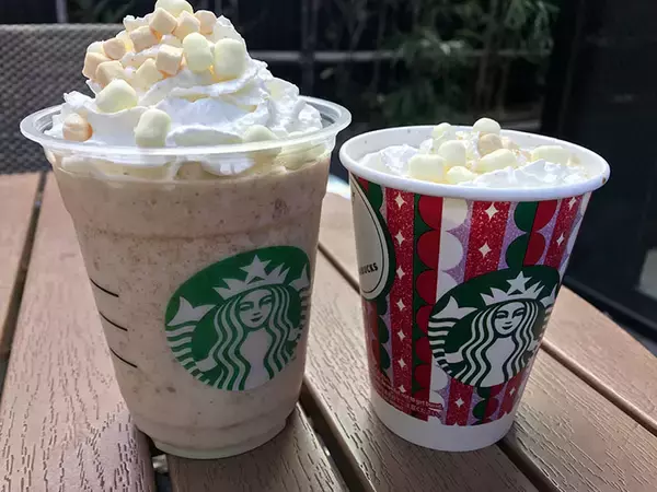 Xmas気分に浸れるスタバの新作「トーステッドホワイトチョコレート」フラペチーノ＆モカを飲んでみた！