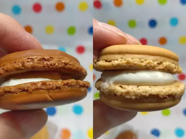 「サーティワンの人気フレーバーがファミマでマカロンになって登場。その味わいは？」の画像