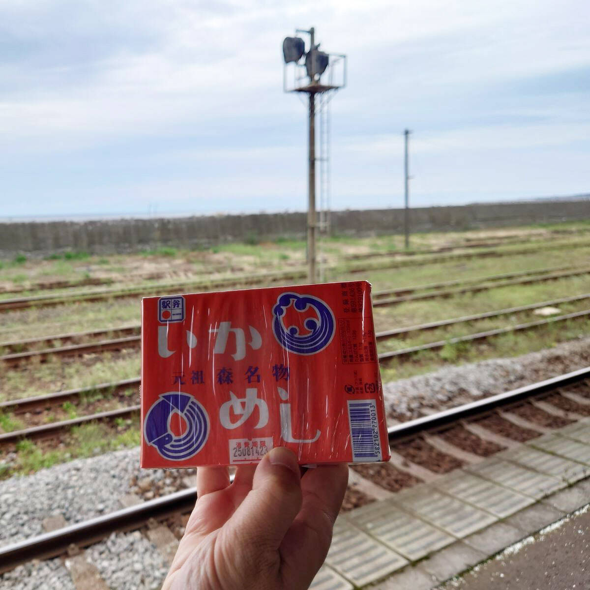 全国的に有名な北海道の名物駅弁「いかめし」は函館本線・森駅で食べると10倍おいしい