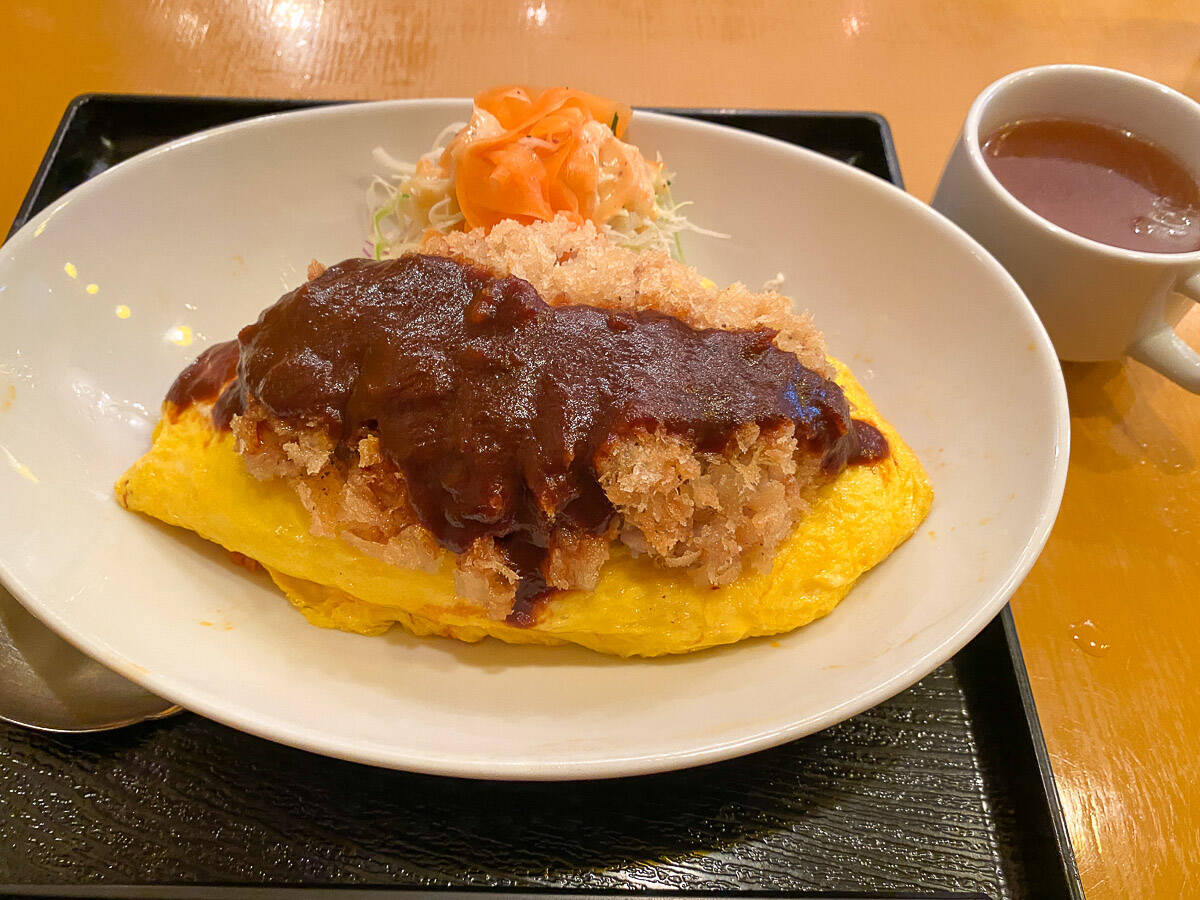 とんかつ×オムライスの最強洋食！ 福井県のソウルフード「ボルガライス」を新高円寺で食べたらウマすぎて感激した