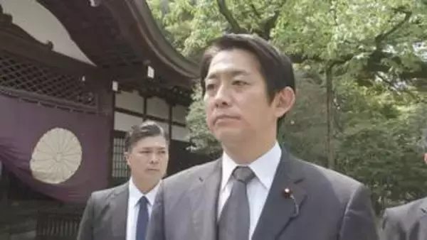 自民党の小林政調会長が靖国神社を参拝　春の例大祭にあわせて