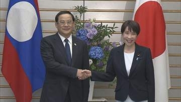高市総理「ラオスとともに地域を強く豊かに」日・ラオス首脳会談　エネルギー・資源安全保障などでの協力確認