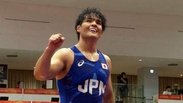 レスリング全日本王者の仲里優力が金メダル獲得！日本勢40年ぶりに男子グレコ97kg級を制覇【アジア大会】