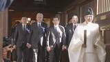 「超党派の国会議員120人超が靖国神社を集団で参拝　春の例大祭にあわせ」の画像1