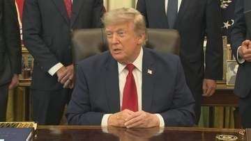 トランプ大統領　イランの地下施設を攻撃する考えを示す　核関連施設があると指摘される中部の山