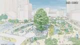 「新宿駅西口の駅前広場にシンボルツリー　都がデザイン公開　緑・光・人の空間に　2035年完成予定」の画像1