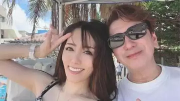 【川﨑麻世】　妻・花音さんと結婚後初の“夫婦水入らず”沖縄旅　「ちゃんとした新婚旅行はまだ先かな？」