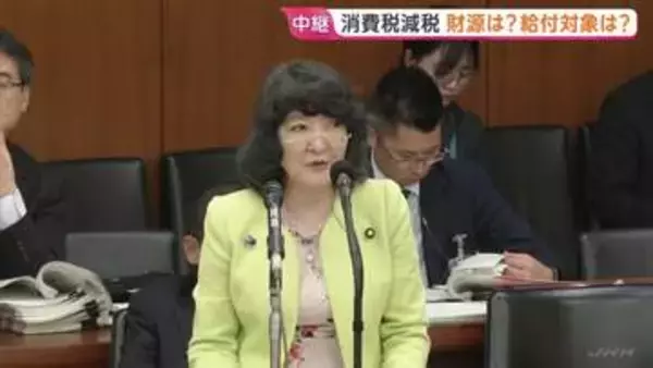 消費税減税法案「誰にどの程度の恩恵があるのか不透明」野党側が追及　委員会で片山大臣への質疑開始　野党の対案に“歩み寄り”の余地を検討
