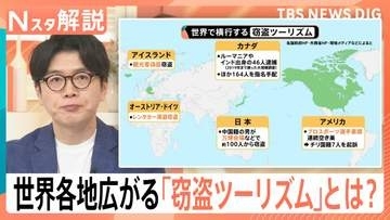 世界で横行「窃盗ツーリズム」の手口とは　中野ブロードウェイ時計店窃盗 チリ国籍の男2人を再逮捕【Nスタ解説】