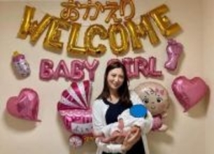 【 グラドル・松嶋えいみ 】　第一子女児出産を報告　「急きょ早まり予定帝王切開手術」「いまは母子ともに無事退院」