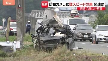 群馬・高崎女性殺害 死亡は28歳女性 “防犯カメラに猛スピードの車”女性の車が30キロ離れた埼玉で事故起こし運転の男性死亡 事件との関連調べる