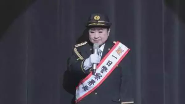天童よしみさん「自転車舐めずに守ってね」　板橋区で一日警察署長に　志村署管内で発生の事故　半数以上が自転車絡む月も