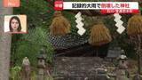 「土砂崩れで神社倒壊か 参道から水… 道路一面に粘りけがある泥に流されてきたままの木も　 石川・宝達志水町から現場中継」の画像1