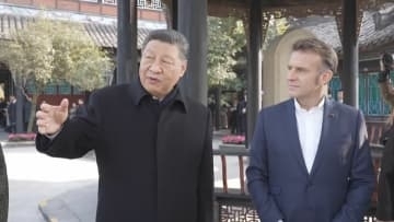 中国の習主席とフランスのマクロン大統領　ウクライナ情勢めぐり「停戦に向けたあらゆる努力を支持」