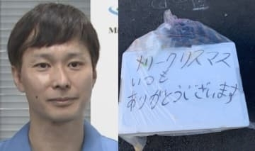 【ごみ清掃芸人】 クリスマスのごみ袋に書かれたメッセージに感謝「いつもごみ清掃員のことを思ってくれて　ありがとうと思います」 【マシンガンズ滝沢】