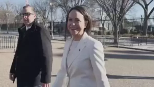 トランプ大統領とノーベル平和賞受賞のベネズエラ野党指導者マリア・コリナ・マチャド氏がホワイトハウスで初会談　マチャド氏「素晴らしかった」