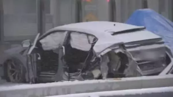 【速報】築地大橋で車7台関係する事故　「ランボルギーニ」を放置して逃走の運転手・自営業の中国籍の男（41）を逮捕 警視庁