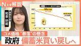 「「焼け石に水」新米豊作で価格下落の懸念…なぜ今？政府が備蓄米21万トン買い戻す背景と今後の影響【Nスタ解説】」の画像1