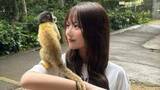 「【辻希美・長女】希空　リスザルと触れ合い体験「手に乗ってくれたのに反応に困ってる」」の画像1