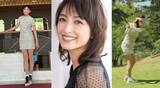 「【 望月理恵 】　絶景ゴルフ場でゴルフウェア姿を披露　「そう、ご飯も美味しかったです」」の画像1