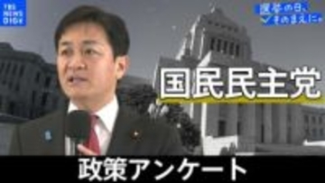政策アンケート全文掲載＜国民民主党＞【衆議院選挙2026】
