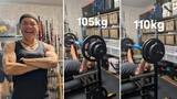 「【 照英 (52) 】ベンチプレス「105kg」→「110kg」に重量更新　「まだまだいけるぞ！あきらめるな」　22歳当時の最大155kgへさらに前進」の画像1
